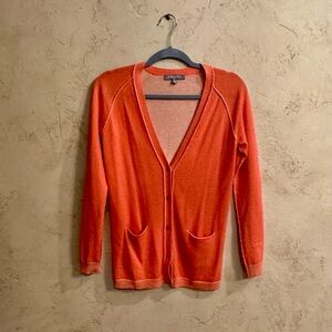 Coral Nieman Marcus Cardigan Sweater